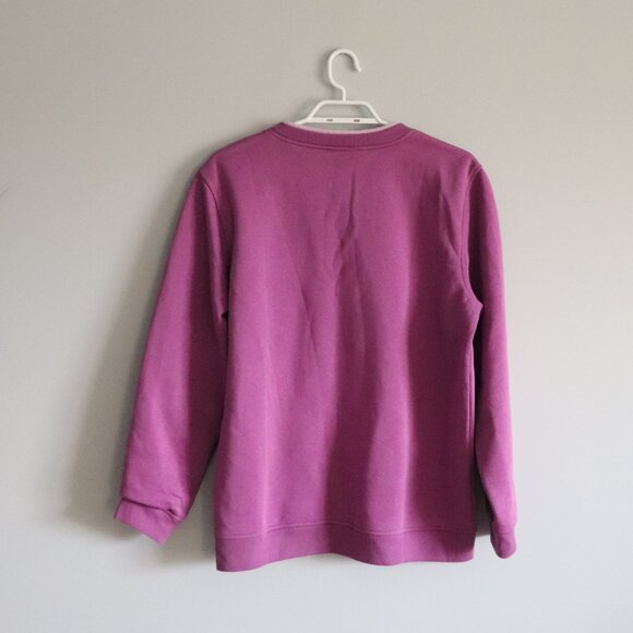 Northern Traditions Women's Sz M Crewneck Ribbed Fleece Pullover Relaxed Sweater - Picture 2 of 12